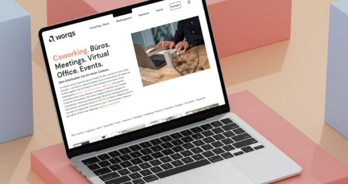 Kompletter Webauftritt für worqs Coworking