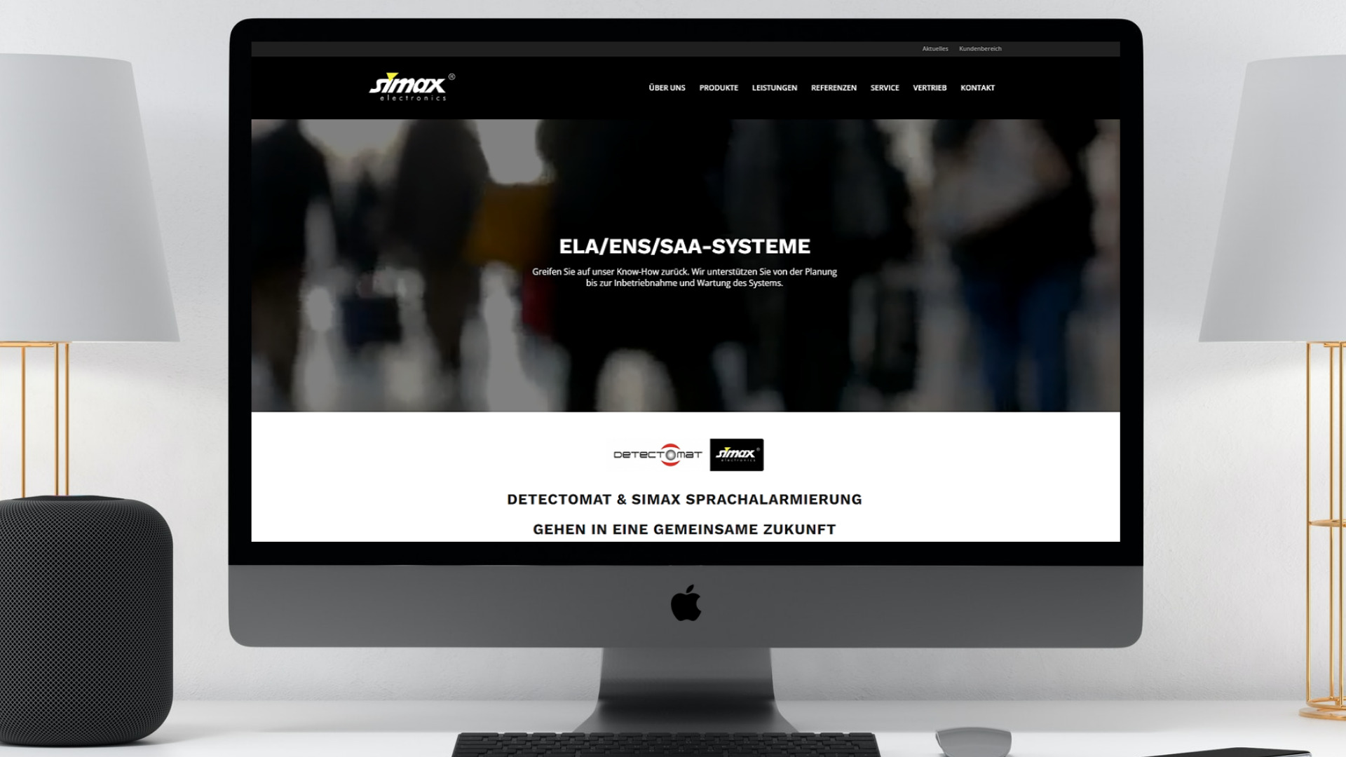 Web und Onlinemarketing für simax eletroncis