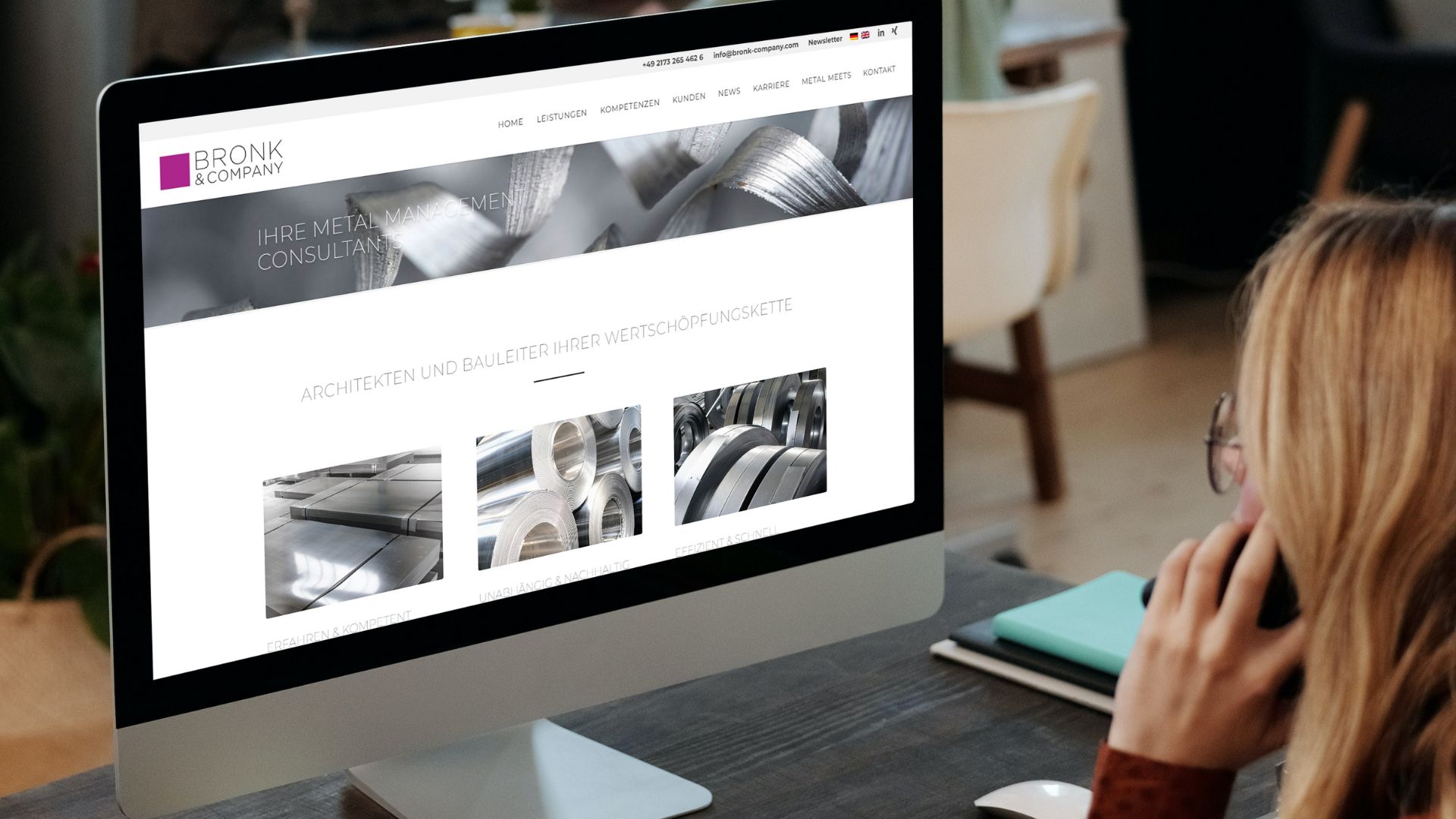 Referenzprojekt: Bronk & Company, Monheim - AIXhibit