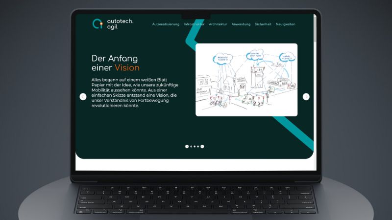 Webdesign und Webentwicklung für autotech.agil