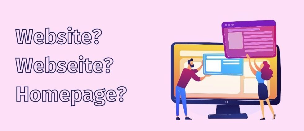Website - Webseite - Homepage - Der Unterschied