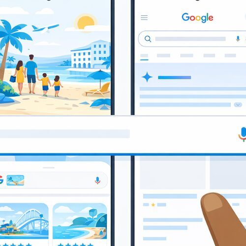 Familienurlaub buchen – Reisesuche auf Smartphones