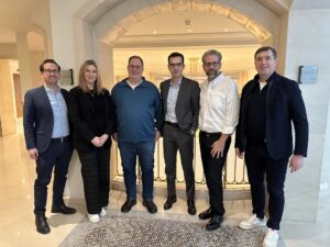 Michael Keukert (3.v.l.) mit Top Intuit-Mailchimp Executives in Berlin 2026